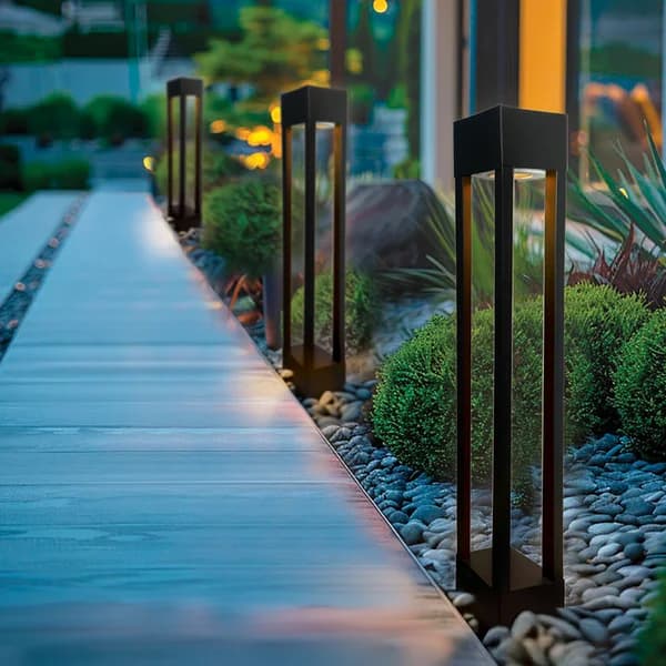 چراغ پارکی ایستاده ضد آب کد P102 — تصویر ۸