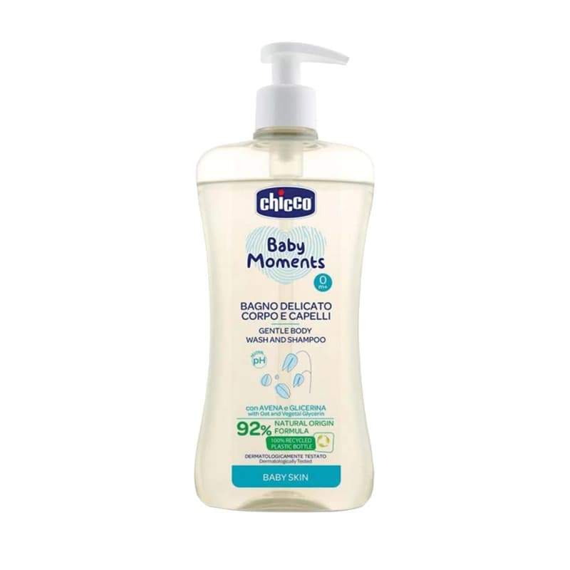 شامپو سر و بدن بچه چیکو «Chicco» حجم 500 میلی لیتر — تصویر ۲