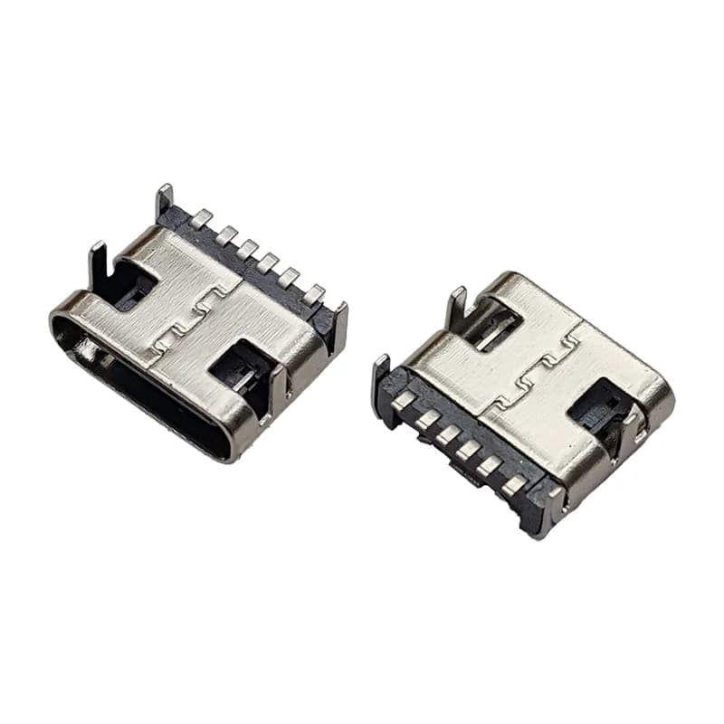 کانکتور مادگی USB TYPE-C SMD راست R/A — تصویر ۴