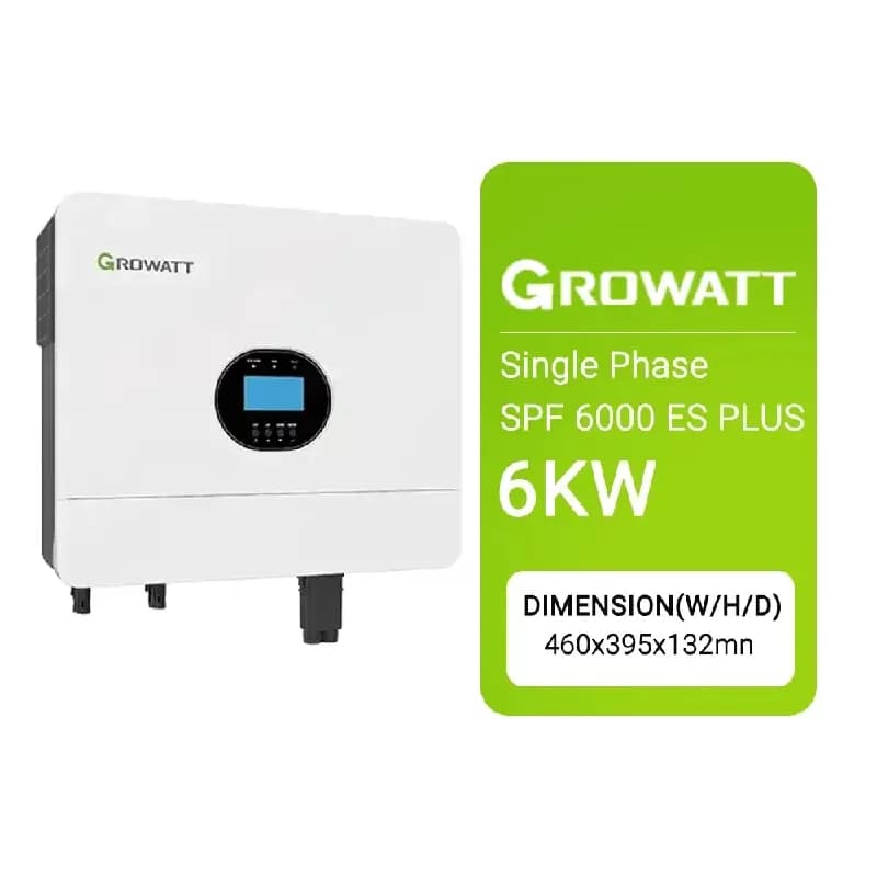 سانورتر 6 کیلووات گرووات Growatt مدل SPF 6000 ES Plus — تصویر ۲