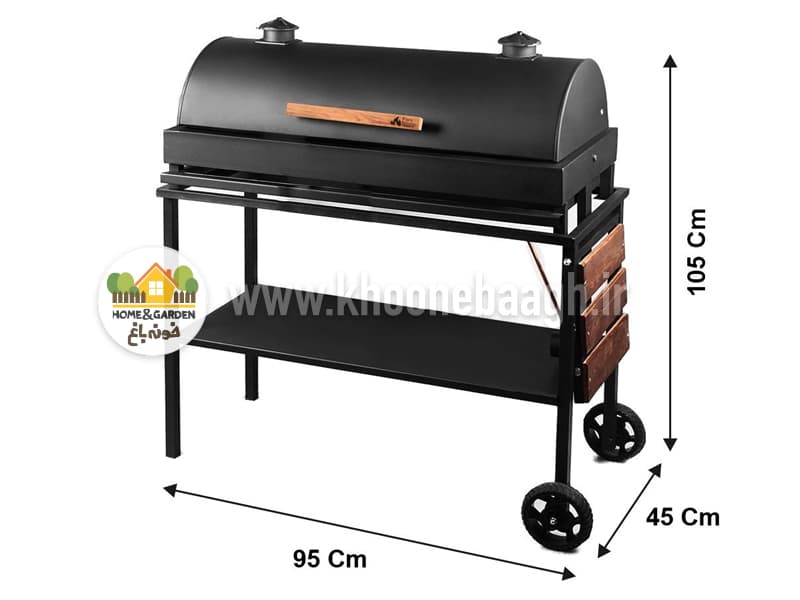 باربیکیو ذغالی مدل PZ90 — تصویر ۳