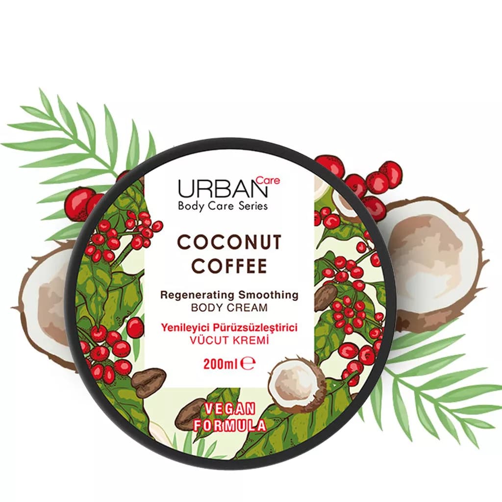 اسكراب بدن اوربن كر Urban Care حاوى قهوه و نارگیل حجم 200 میل — تصویر ۶