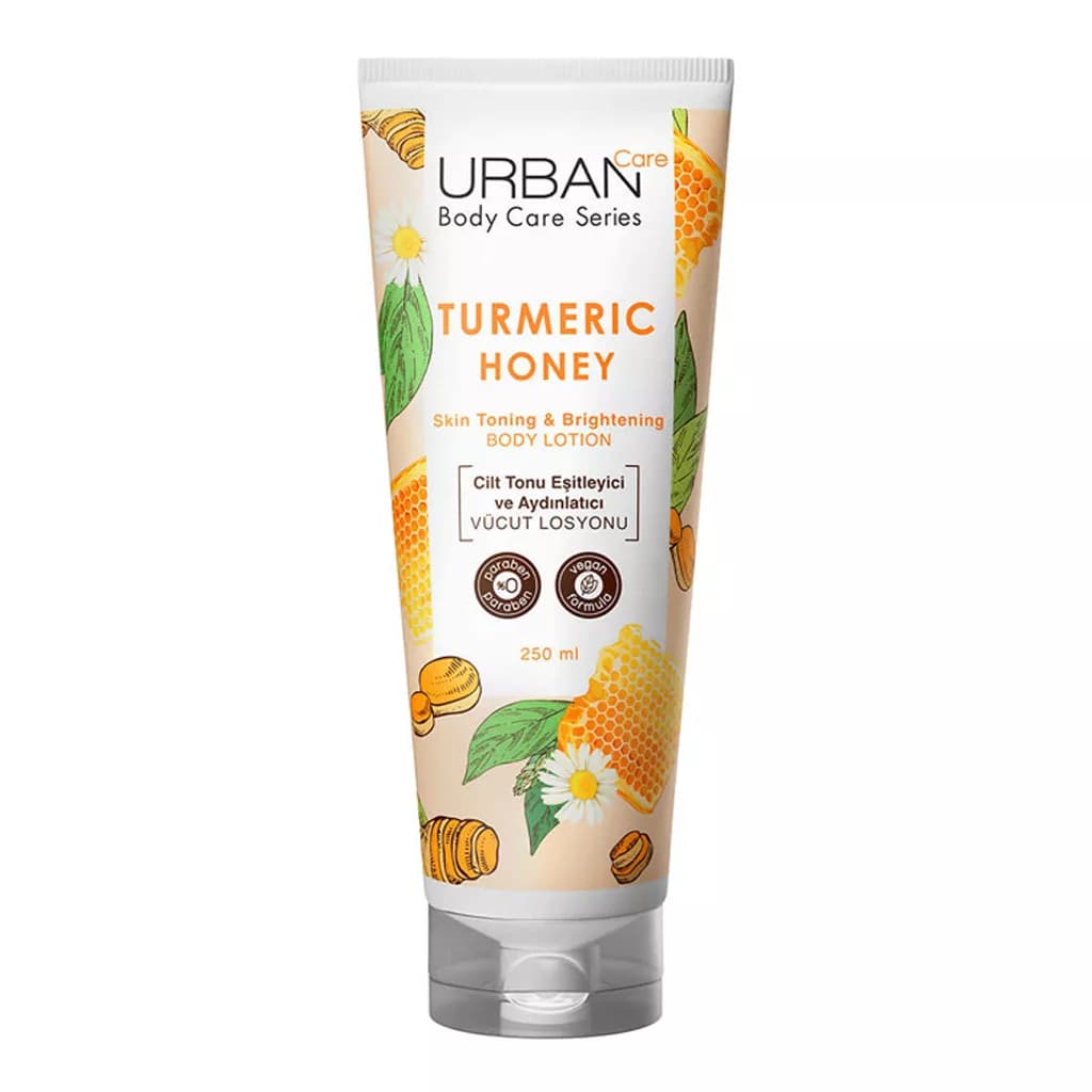 لوسيون بدن روشن كننده اوربن كر Urban Care حاوى Turmeric & Honey حجم 250 ميل — تصویر ۱۱