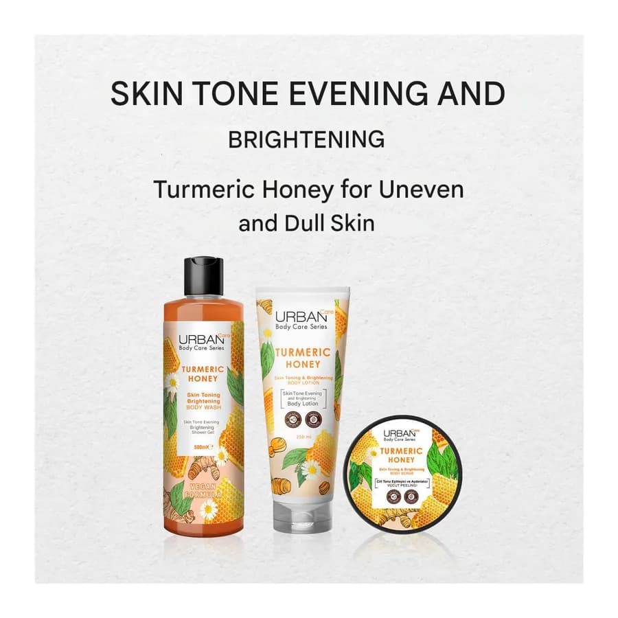 لوسيون بدن روشن كننده اوربن كر Urban Care حاوى Turmeric & Honey حجم 250 ميل — تصویر ۶