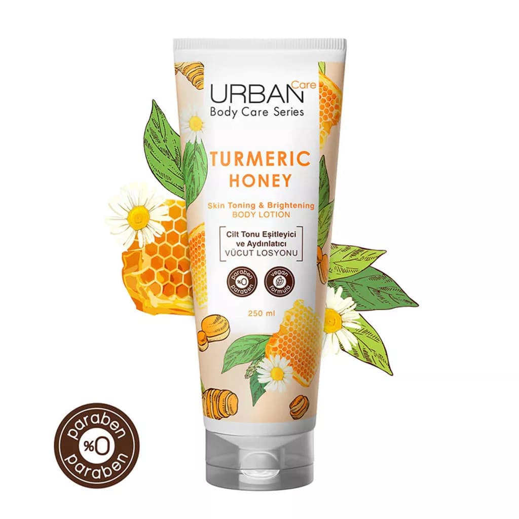 لوسيون بدن روشن كننده اوربن كر Urban Care حاوى Turmeric & Honey حجم 250 ميل — تصویر ۱۲