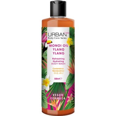 شامپو بدن اوربن کر Urban Care حاوى Monoi Oil & Ylang Ylang حجم 500 میل — تصویر ۳
