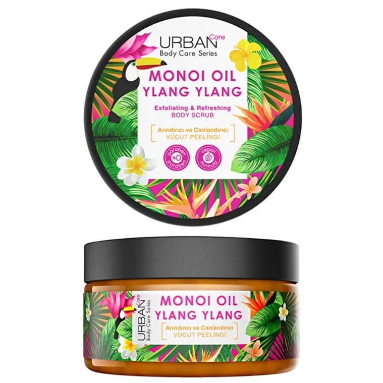 اسكراب بدن اوربن كر Urban Care حاوى Monoi oil & Ylang Ylang حجم 200 ميل — تصویر ۹