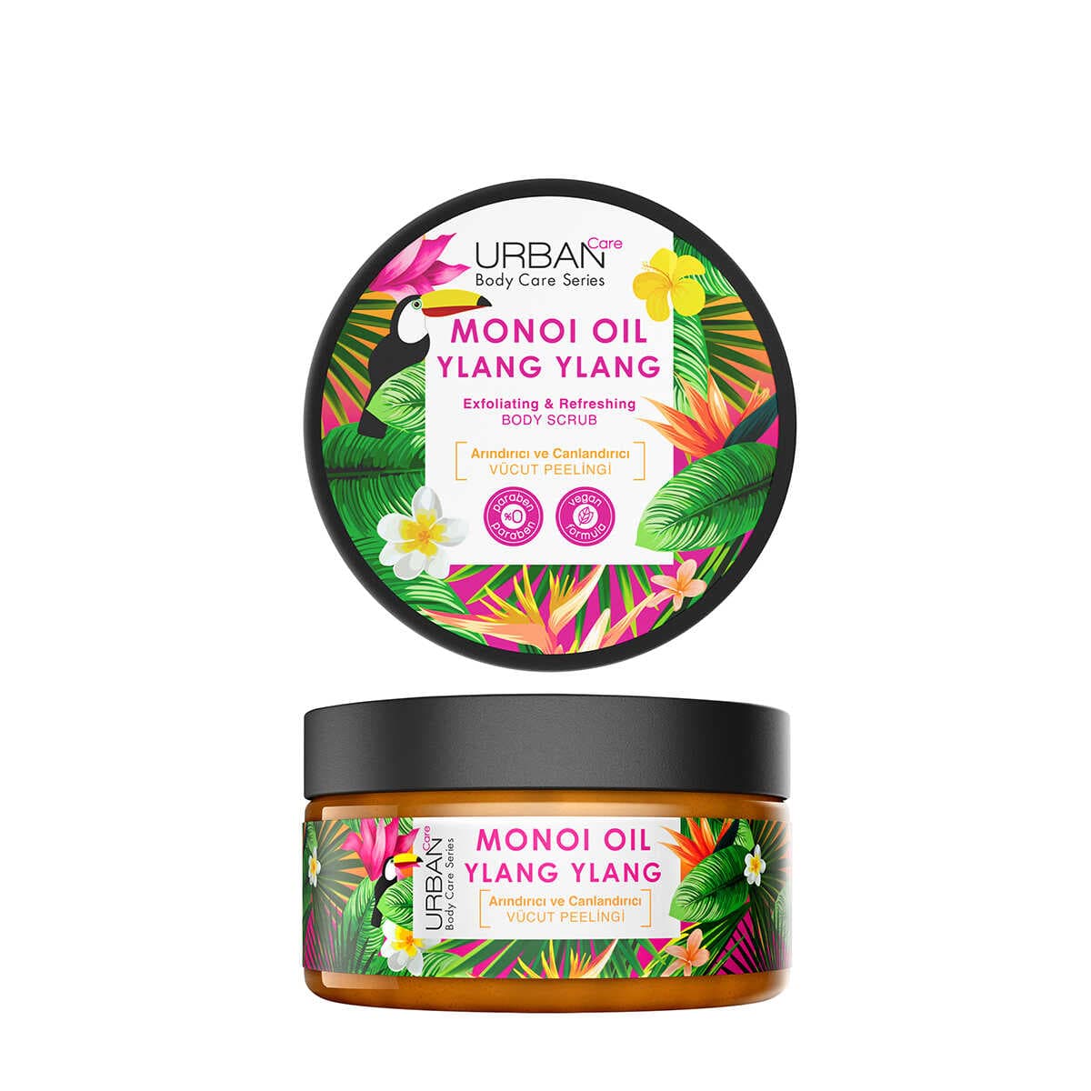 اسكراب بدن اوربن كر Urban Care حاوى Monoi oil & Ylang Ylang حجم 200 ميل — تصویر ۳