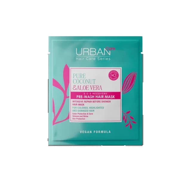 ماسك مو اوربن كر Urban Care حاوى عصاره آلوئه ورا و نارگیل حجم 50 ميل — تصویر ۲