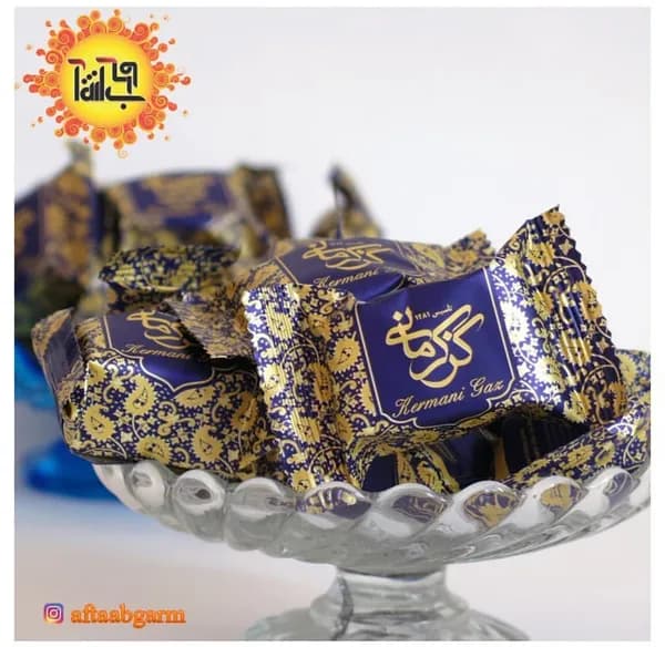 گز فله ۲۸٪ مخلوط پسته و بادام کرمانی