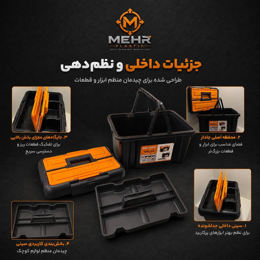 جعبه ابزار مهر مدل YN-18 — تصویر ۳