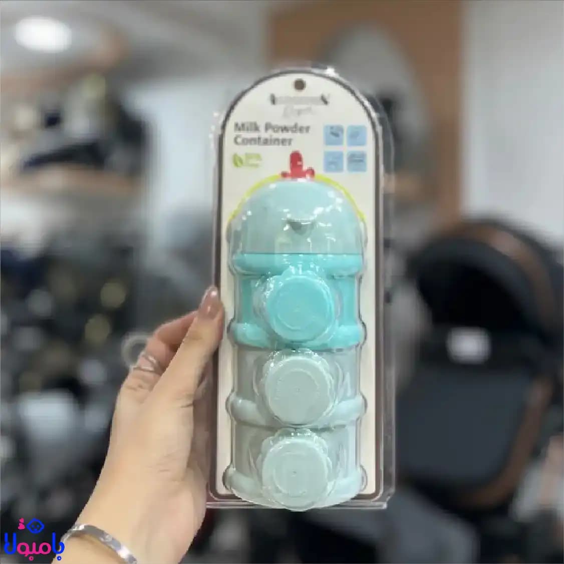 انباری غذا و شیر خشک 3 عددی بی بی سیل Babisil — تصویر ۵