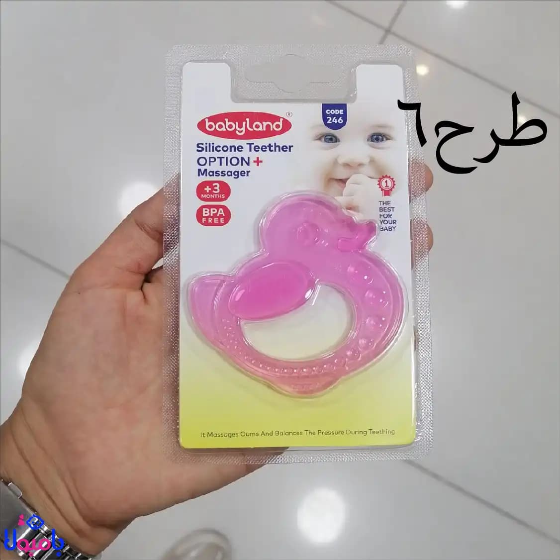 دندانگیر ۱۰۰٪ سیلیکونی بیبی لند کد ۲۴۶ — تصویر ۱۱
