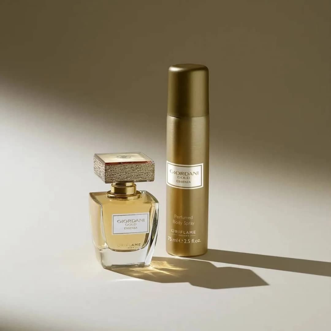 اسپری بدن زنانه جوردانی گلد اسنزا اوریفلیم GIORDANI GOLD ESSENZA Perfumed Body Spray — تصویر ۸