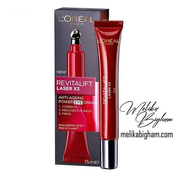 کرم ضد چروک دور چشم لورال Revitalift Laserx3 loreal