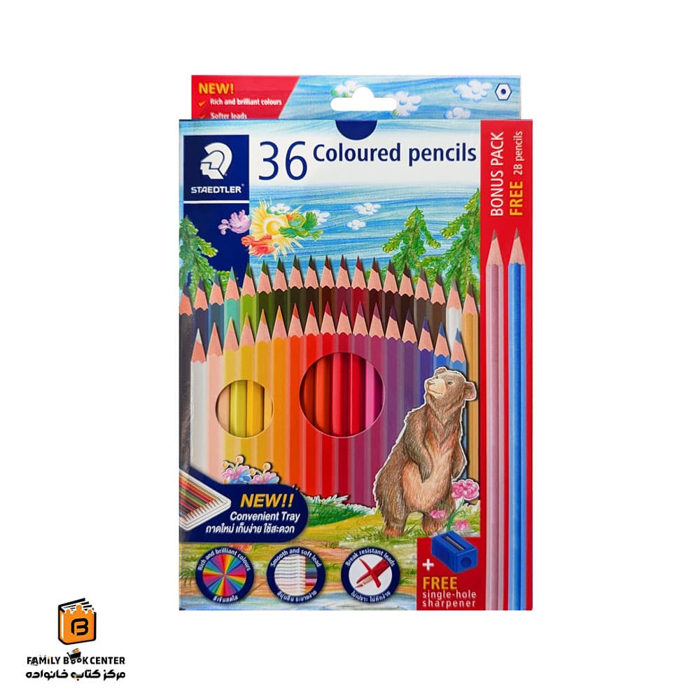 مداد رنگی 36 رنگ استدلر (STAEDTLER)