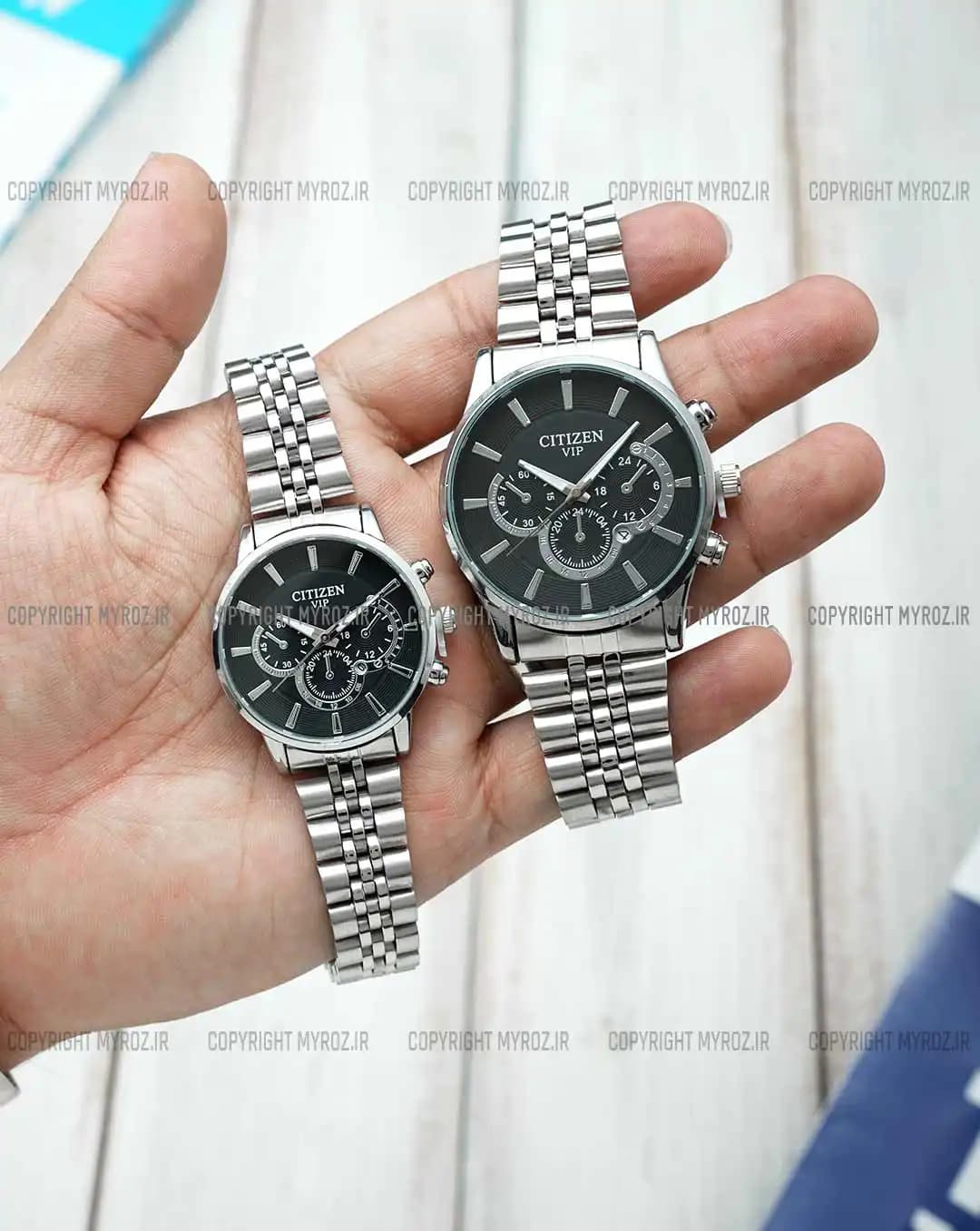 ست ساعت مچی سیتیزن CITIZEN مدل VIP کد 2742 — تصویر ۷
