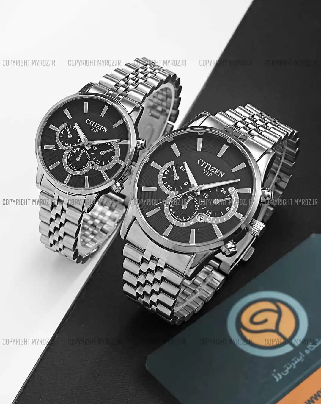 ست ساعت مچی سیتیزن CITIZEN مدل VIP کد 2742 — تصویر ۳