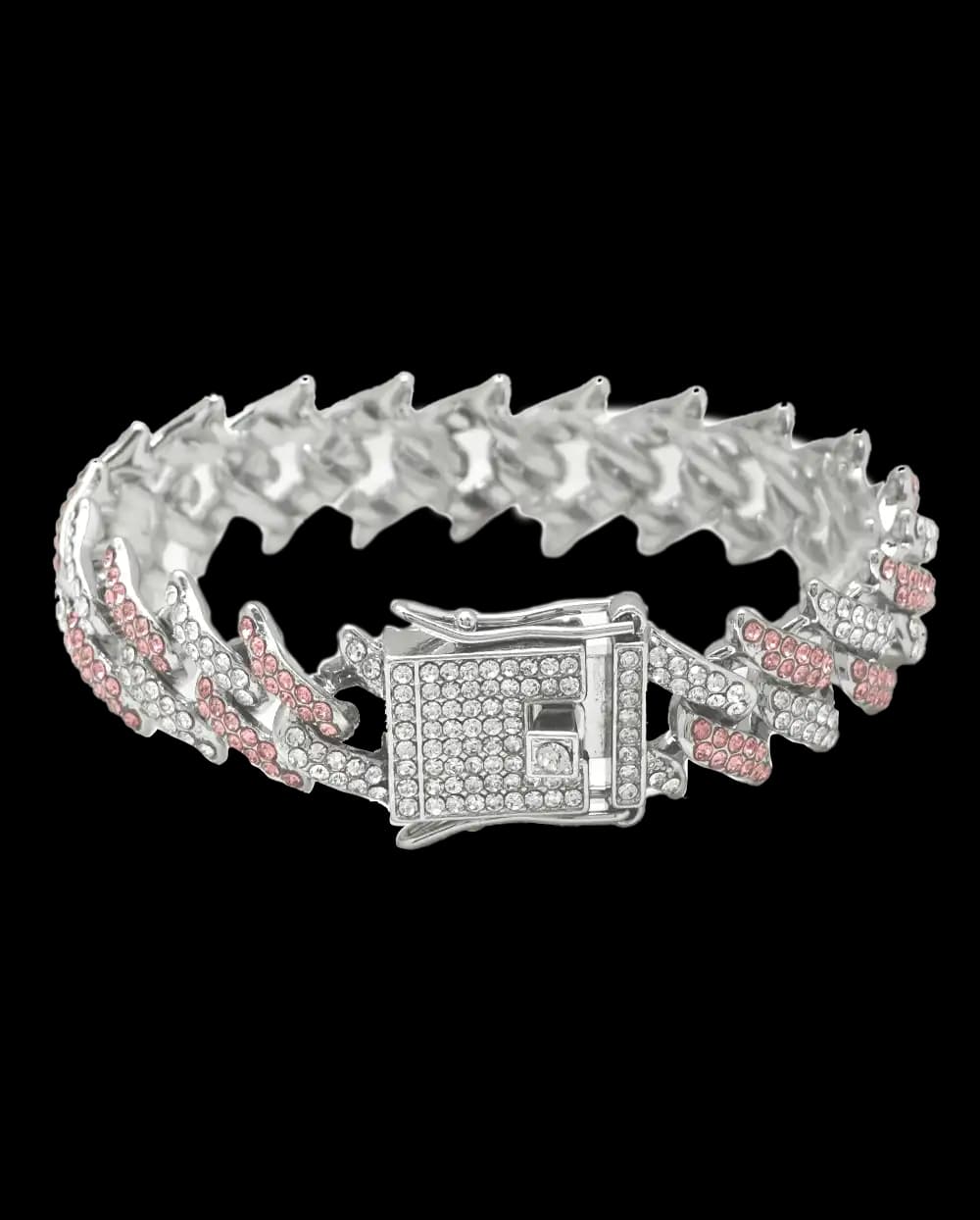 دستبند استیل زنانه کارتیه CARTIER مدل فول نگین کد 2731