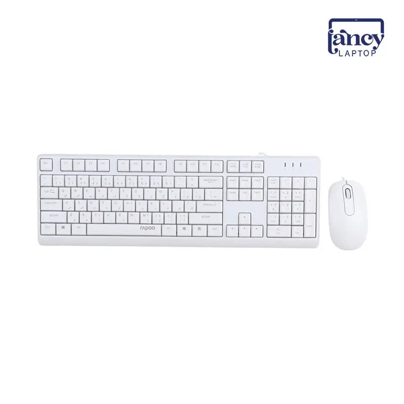 کسبورد و موس برند RAPOO مدل X130 PRO مشکی