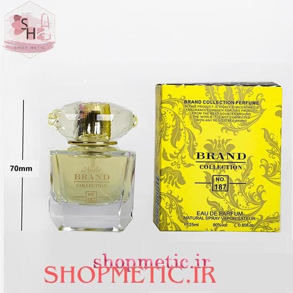 عطر جیبی زنانه نیچ برند کالکشن مدل Yellow Diamond 187 — تصویر ۳