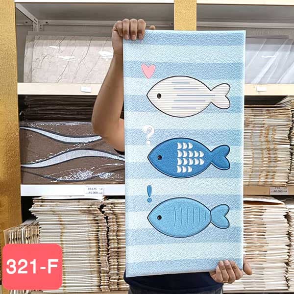 دیوار پوش فومی طرح Fish کد F-321 — تصویر ۴