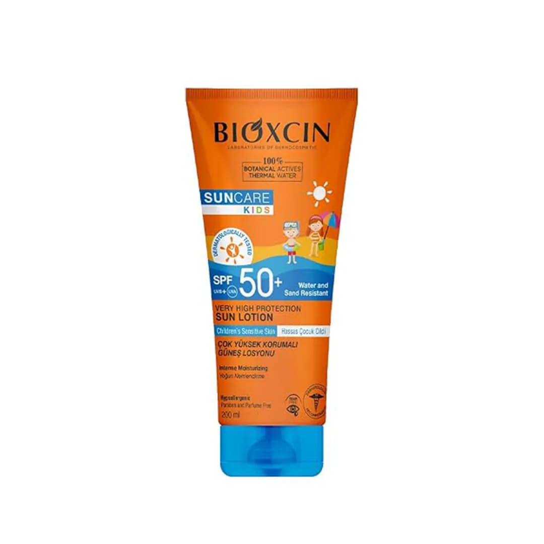 کرم ضد آفتاب بیوکسین کودک spf +50 حجم 200 میل