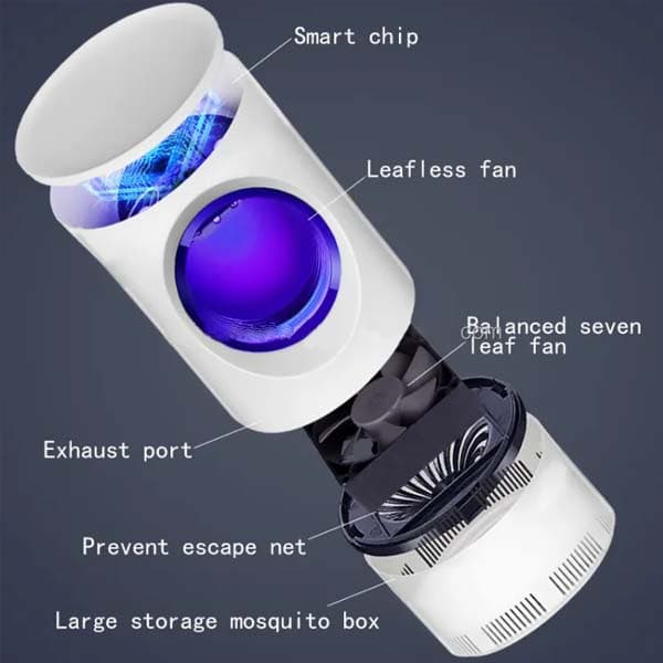 لامپ پشه کش و شب خواب (تله پشه) Mosquito lamp — تصویر ۹