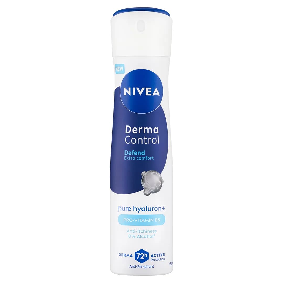 اسپری ضد تعریق زنانه نیوا مدل DERMA CONTORL حجم 200 میل