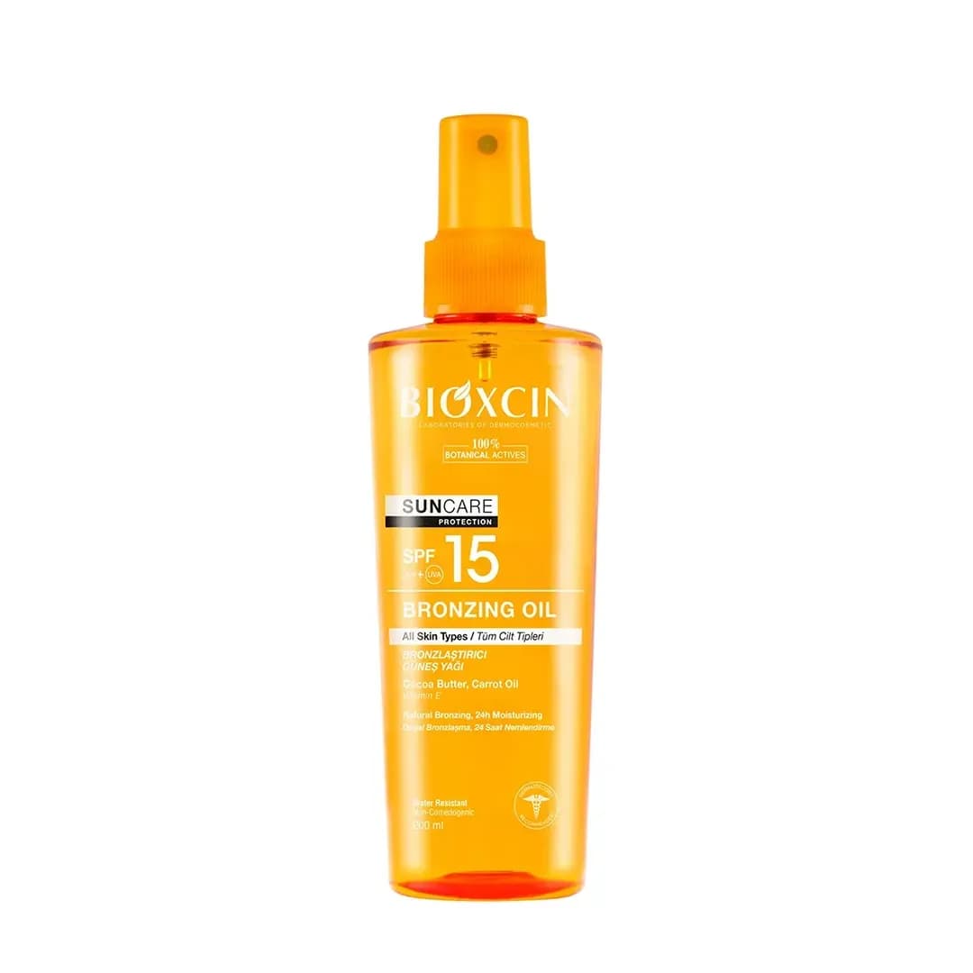 روغن برنزه‌ کننده بدن بیوکسین spf +15 حجم 200 میل — تصویر ۲