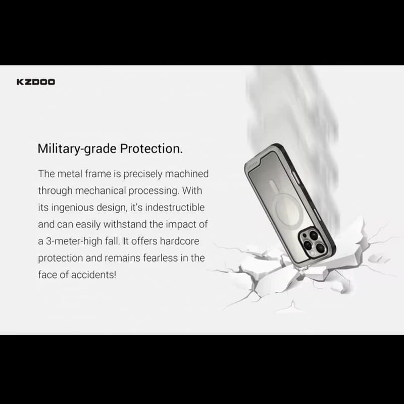 کاور K.Doo (K.ZDOO) Mag Ares Sport مناسب برای گوشی آیفون iPhone 16 ProMax — تصویر ۴
