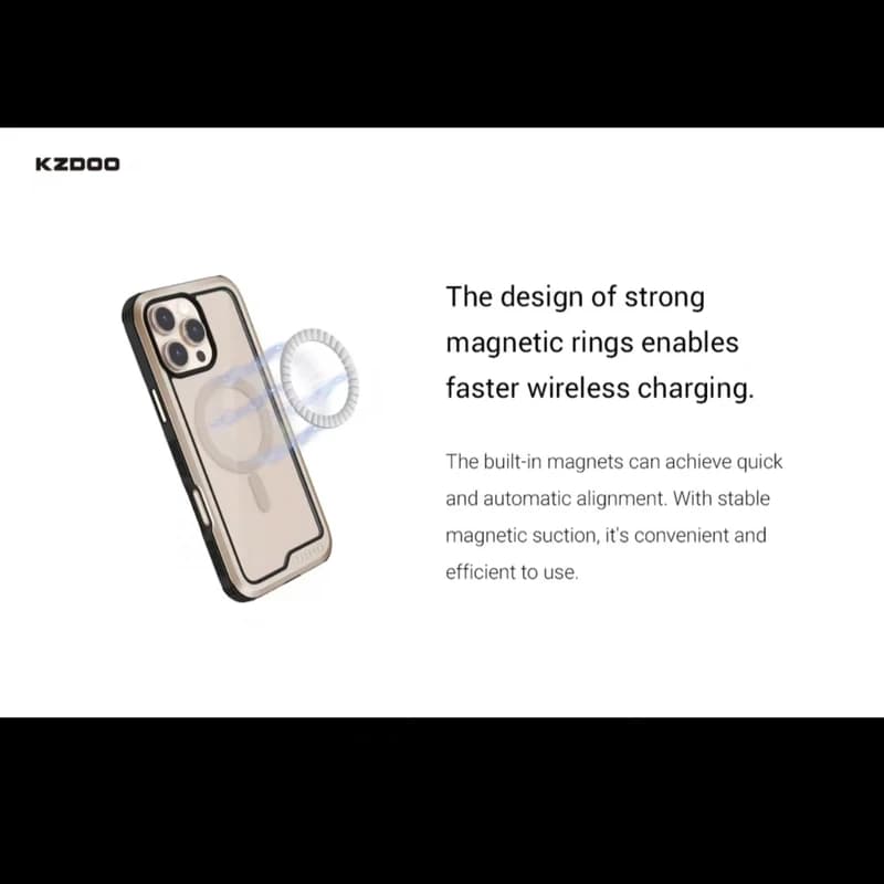 کاور K.Doo (K.ZDOO) Mag Ares Sport مناسب برای گوشی آیفون iPhone 16 ProMax — تصویر ۵