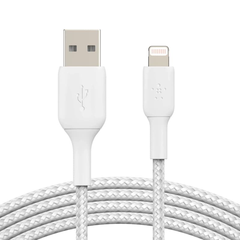 کابل شارژ سریع USB-A به لایتنینگ بلکین طول 1 متر مدل CAA002bt1MWH — تصویر ۱۲