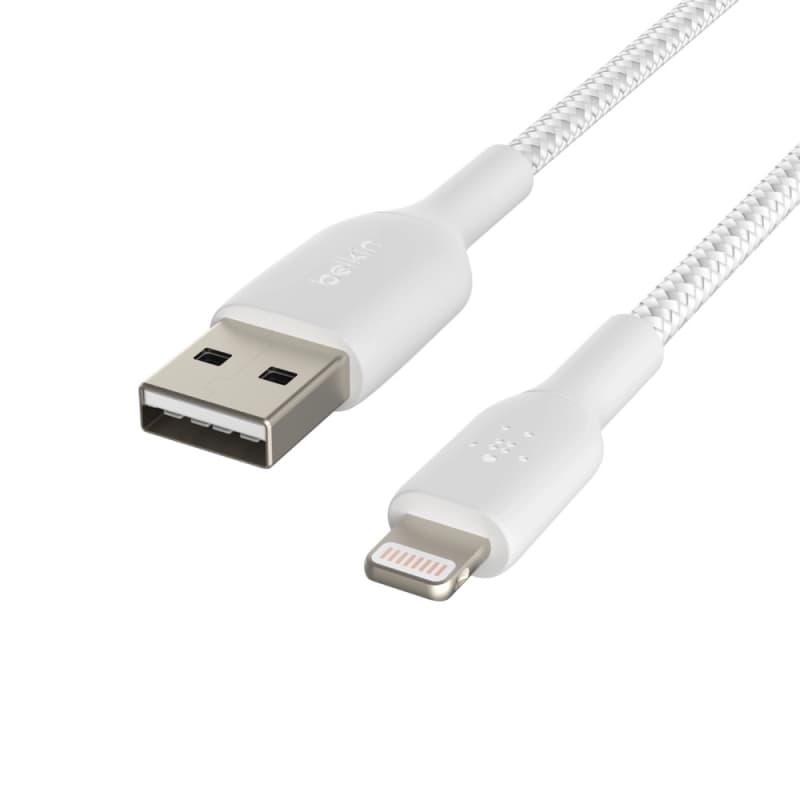 کابل شارژ سریع USB-A به لایتنینگ بلکین طول 1 متر مدل CAA002bt1MWH — تصویر ۱۱