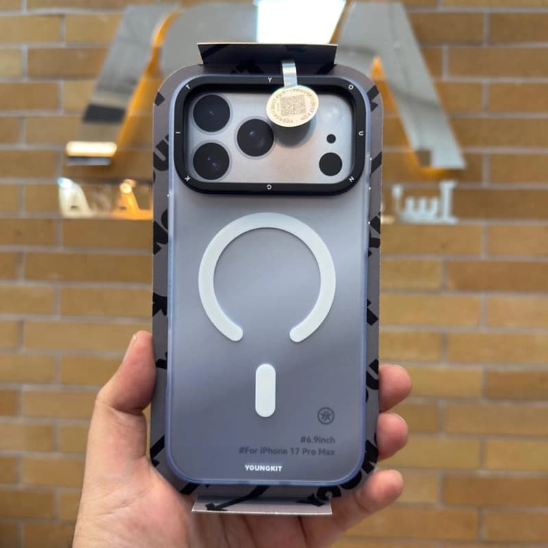کاور YOUNGKIT مدل Hidden Sand + Camera Control Button مناسب برای iPhone 17 ProMax — تصویر ۱۲