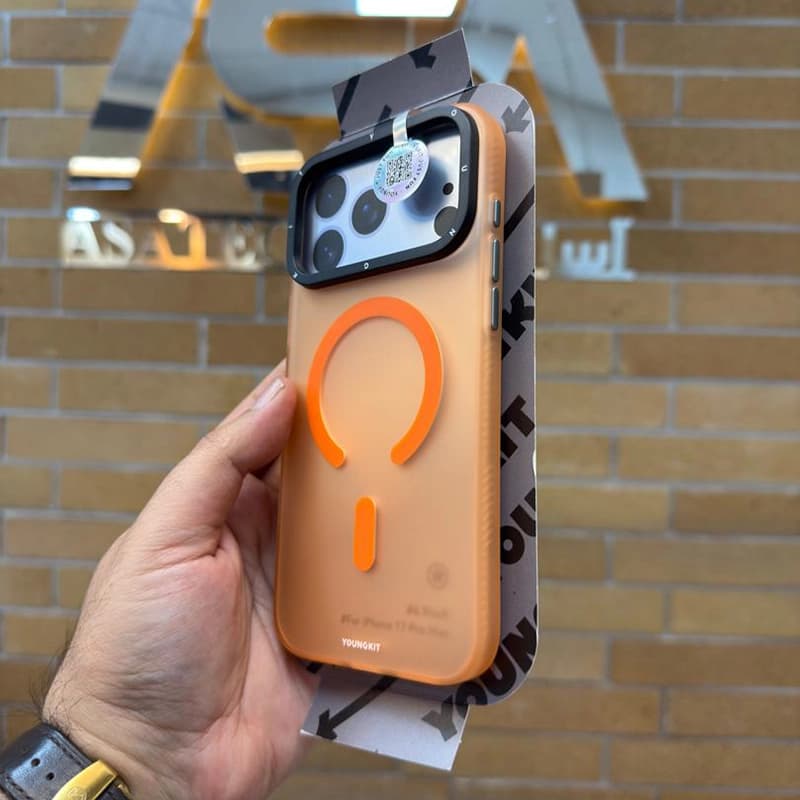 کاور YOUNGKIT مدل Hidden Sand + Camera Control Button مناسب برای iPhone 17 ProMax — تصویر ۷