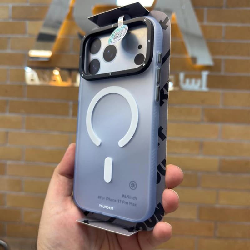 کاور YOUNGKIT مدل Hidden Sand + Camera Control Button مناسب برای iPhone 17 ProMax — تصویر ۶