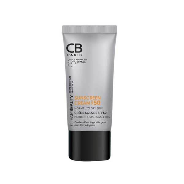 کرم ضدآفتاب بی رنگ spf+50 پوست نرمال تا خشک CB — تصویر ۴