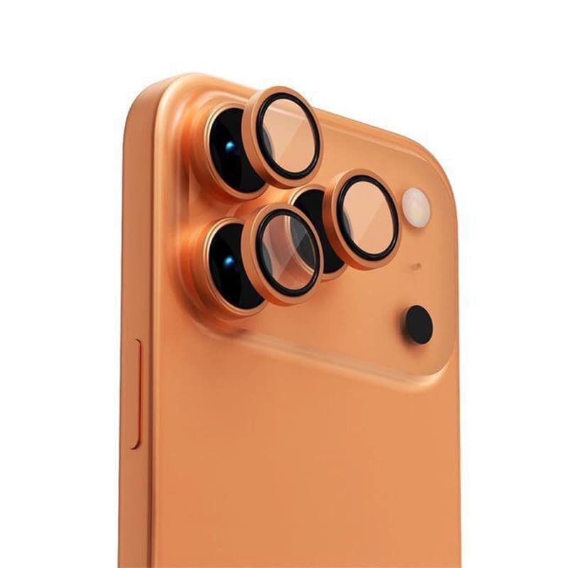 محافظ لنز دوربین رینگی مدل PVD AR Titanium برند KUZOOM مناسب برای گوشی iPhone 17 Pro/17 Promax (جدید) — تصویر ۸