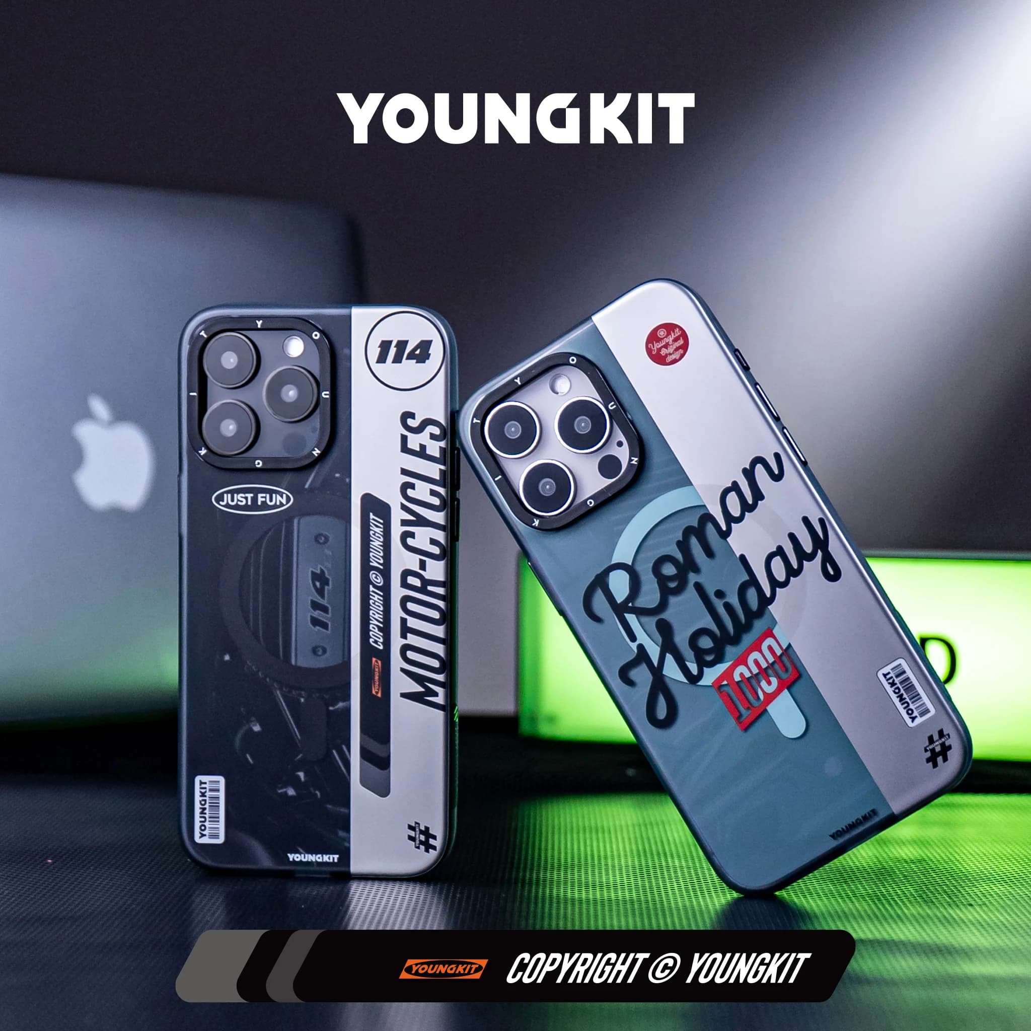 کاور YOUNGKIT مدل Motorcycles-114 مناسب برای iPhone 15 ProMax — تصویر ۶