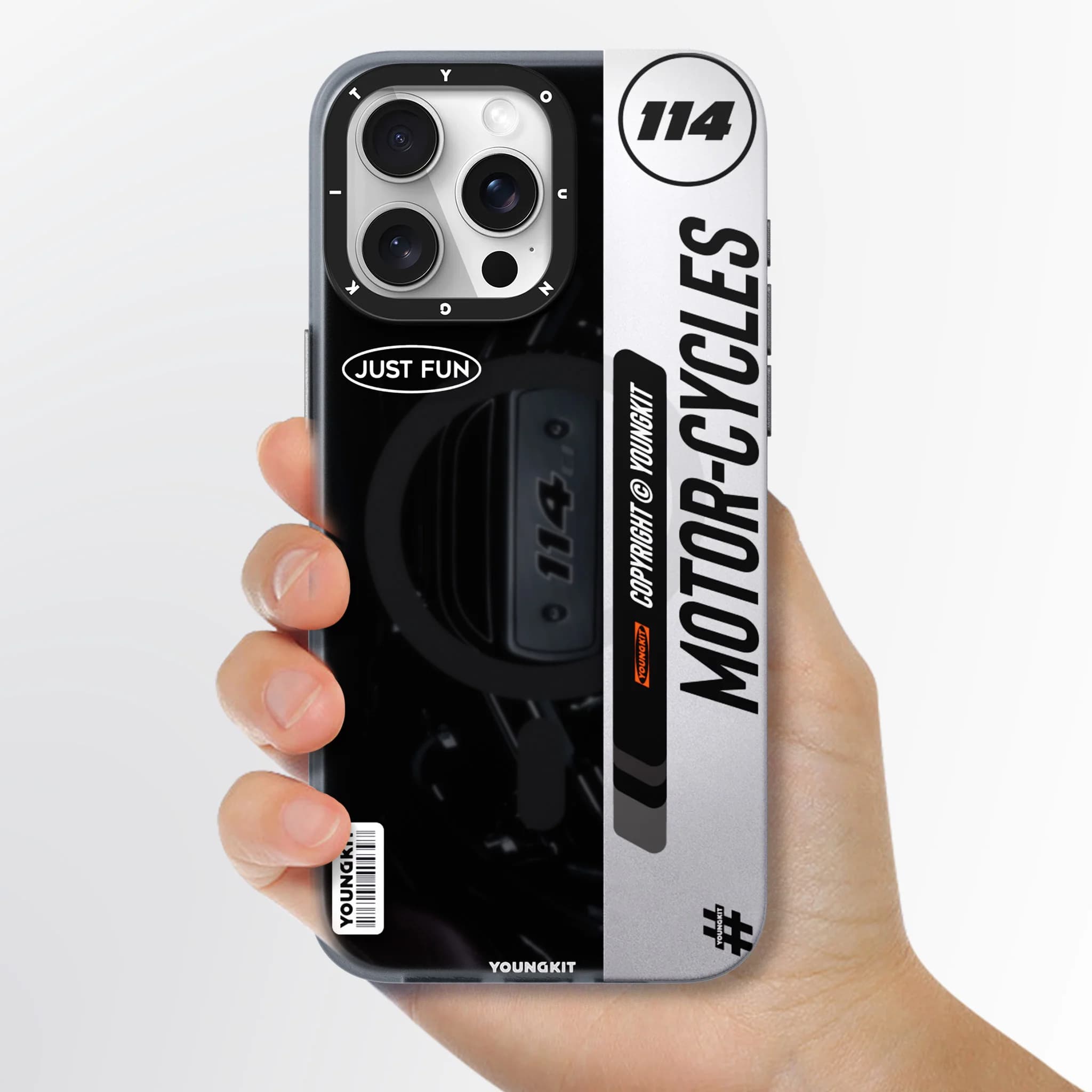 کاور YOUNGKIT مدل Motorcycles-114 مناسب برای iPhone 15 ProMax — تصویر ۳