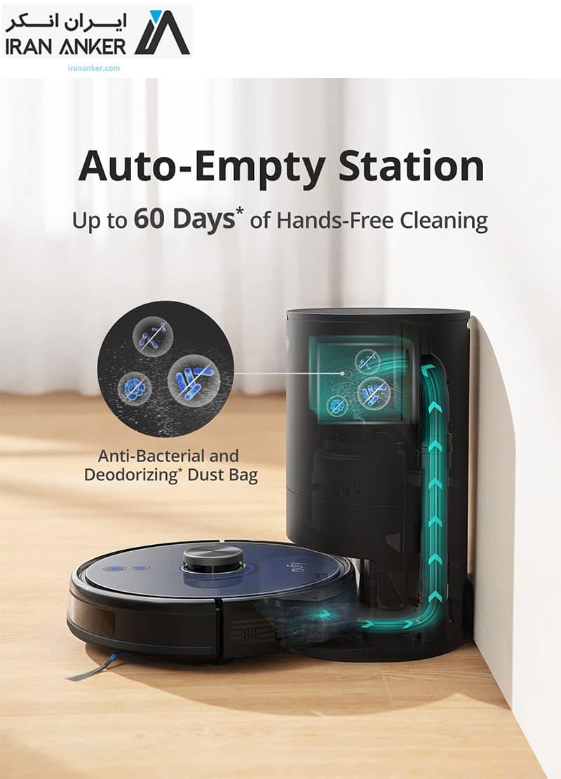جارو هوشمند رباتیک انکر Anker eufy L35 Hybrid Robot Vacuum Cleaner مدل T2182 — تصویر ۵