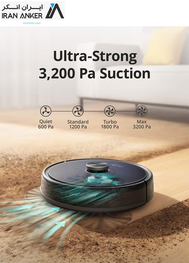 جارو هوشمند رباتیک انکر Anker eufy L35 Hybrid Robot Vacuum Cleaner مدل T2182 — تصویر ۶