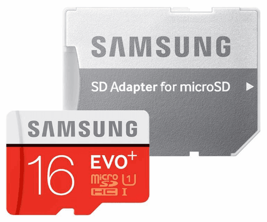 کارت حافظه microSDXC سامسونگ مدل Evo Plus UHS-I U1 ظرفیت۱۶ گیگابایت