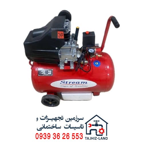 کمپرسور استریم مدل V-0.6/8C-150L – تجهیزلند