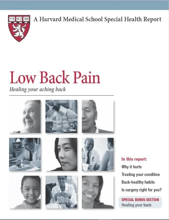 دانلود کتاب Low Back Pain: Healing Your Aching Back
