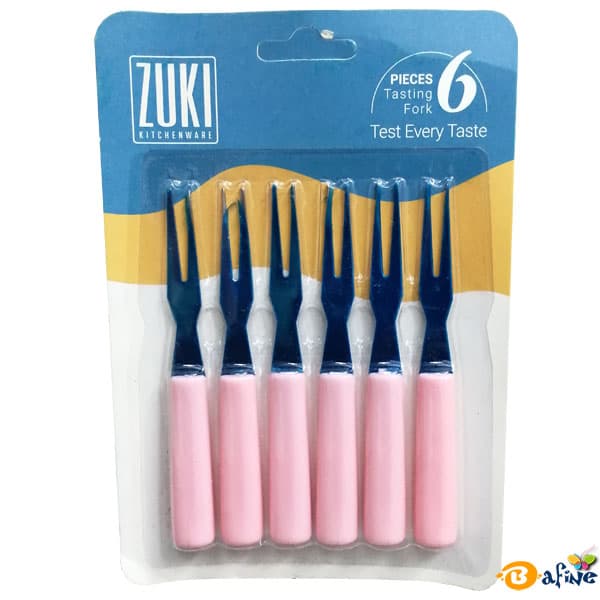 چنگال خرما و زیتون خوری 6 عددی Zuki