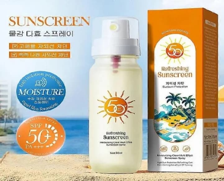 اسپری ضد آفتاب بی رنگ سادور spf 50 حجم 90 میلی لیتر — تصویر ۴