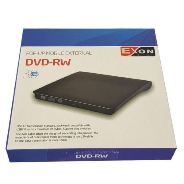 درایو DVD اکسترنال اکسون مدل Pop-Up USB3 — تصویر ۵