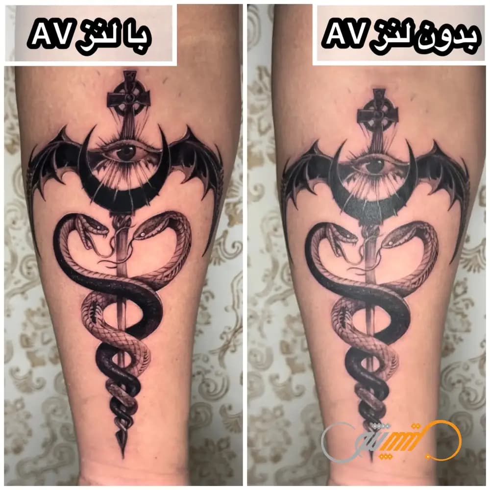 کیت حرفه‌ای عکاسی تتو ای وی AV Tattoo Photography — تصویر ۱۲